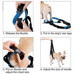 Medizinische Behandlung Ganzkörper träger Sling für Behinderte <span class=keywords><strong>Old</strong></span> <span class=keywords><strong>Pet</strong></span> Dog Safe Support Harness für große Hunde - Product Image 5