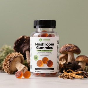 OEM ODM Hongo Gummies Hongo Nootropic Cerebro Suplemento para veganos LEONS MANE REISHI CHAGA - Product Image 2