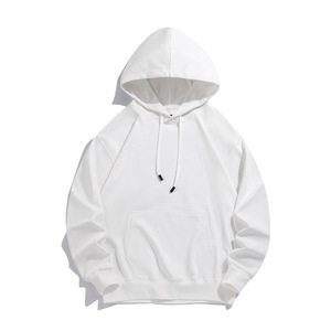 เสื้อฮู้ดดี้สีพื้น แขนยาว ไซส์ใหญ่ มีกระเป๋า สำหรับทำงานหรือใส่ลำลอง เสื้อผ้าฤดูใบไม้ร่วงฤดูหนาว - Product Image 1