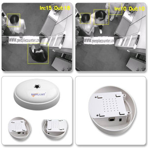 HPC008 슈퍼마켓 지붕 인간의 교통 사람들 계산 시스템 천장 고객 카운터 무선 카메라 사람들 카운터 센서 - Product Image 5