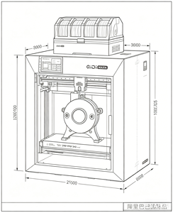 Imprimante 3D QIDI Max4 Grande vitesse 800 mm/s avec boîtier Klipper et QIDI BOX, multicolore 16 couleurs pour PC, fibre de carbone, PETG - Product Image 4