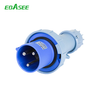 Prise et Fiche Industrielles Étanches à l'Eau et à la Poussière EBASEE ou OEM 16A / 32A / 63A / 125A IP44 IP67 3/4/5 Broches