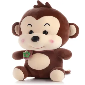 14英寸大蓬松毛绒玩具动物扔Plushie娃娃动画猴子毛绒玩具儿童男孩女孩礼物