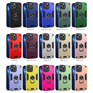 <span class=keywords><strong>Promotion</strong></span> exceptionnelle : Étuis de téléphone Fundas 360 à couverture intégrale avec anneau de support, Carcasas Para Celulares pour iPhone 16 Pro Max, Étuis Fundas - Product Image 1