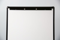 Tableau blanc mobile avec 5 roulettes verrouillables, support roulant réglable en hauteur par ressort pour bureau, formation et salle de classe