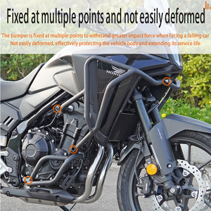 Per <span class=keywords><strong>Honda</strong></span> NX400 protezione completa del veicolo sistemi di carrozzeria del motociclo paraurti superiore e inferiore con barra anticaduta - Product Image 3
