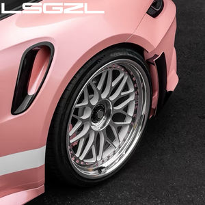 LSGZL 工厂定制 2/3 件锻造轮毂 15-26 英寸 5x112 5x120 镀铬/抛光汽车轮毂踏板 适用于 BMW M3 F80 奥迪 - Product Image 2