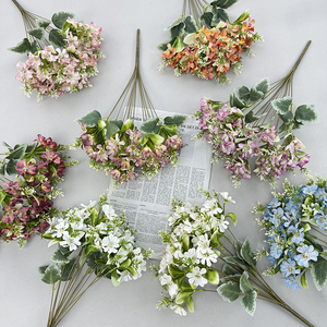 <span class=keywords><strong>Violeta</strong></span> Artificial de Alta Calidad en Oferta, 13 Ramas, 39 Cabezas, para Decoración de Fiestas y Bodas - Product Image 4
