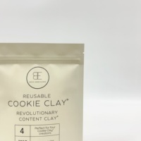 Sacs à fermeture éclair personnalisés avec logo imprimé, en kraft blanc, brun, recyclables, en plastique, pour collations, de qualité alimentaire, en PET, à fond plat