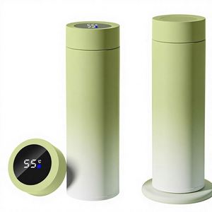 Business <b>Gift</b> Custom Logo Smart Digital Temperature Display 316 Stainless Steel Vacuum Insulated Thermos Flask Water Bottle - Product Image 1