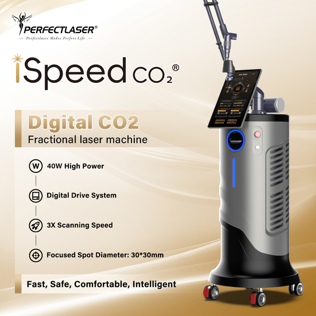 Digital System CO2 Fractional Laser Machine Price 10600nm Skin Tightening Acne Scar Removal CO2 Laser Device for Beauty Clinic