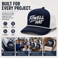 Casquette Trucker en Maille Coréenne Personnalisée OEM ODM avec Visière Courbe et Broderie de Logo Frontal