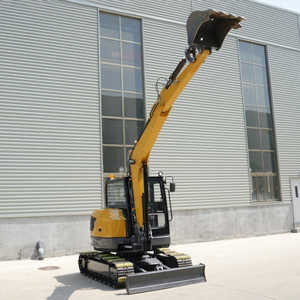 Gratis Verzending Euro 5 Motor 6.5 <span class=keywords><strong>Ton</strong></span> Graver Landscaping Rubber Track Bagger Bouw Bouw Hydraulische Diesel Graafmachine - Product Image 6