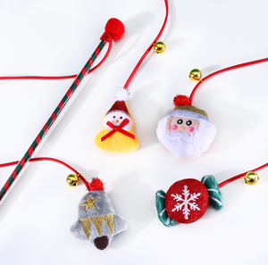 Giocattolo di addestramento commerciale del pupazzo di neve della caramella del vecchio albero di natale interattivo del gatto domestico - Product Image 1