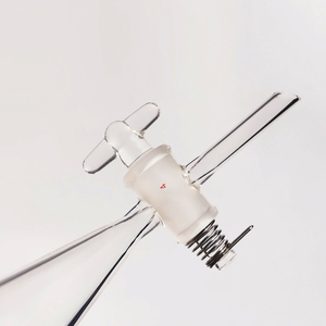 30-1000ml กรวยแยกสําหรับห้องปฏิบัติการรูปลูกแพร์แก้วแยกช่องทางแก้ว Stopcock และ Stopper - Product Image 3