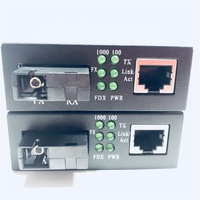 10/100/mbps Fiber ortam dönüştürücü tek modu tek Fiber SC Port 20KM yonga seti RTL8213B 1.25G Gigabit optik