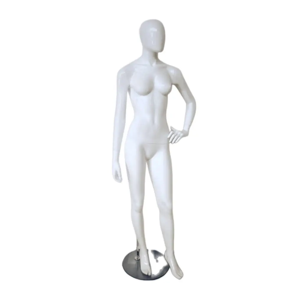 Factory Full body Mannequins Torso Female Adjustable White Women Manikin Dummy Stand for Fashion Clothing Display