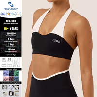 Soutien-gorge de sport yoga personnalisé à dos nu, maintien élevé, séchage rapide, respirant, grandes tailles, avec rembourrage amovible