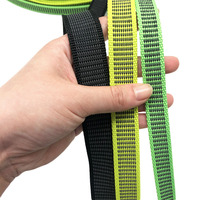 Weaver Sangle en polyester RPET recyclé de taille personnalisée Sangle en caoutchouc antidérapante Collier pour chien en plomb non extensible