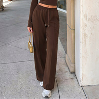 Nouveau pantalon de sport taille haute pour femme, jaune et noir, avec poches, pour l'entraînement et le jogging, style athleisure