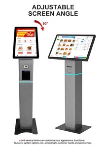 Metal Housing Custom Self Order Fast Food Kiosk <b>With</b> SDK Package Service Code <b>Scanner</b> Receipt <b>Printer</b> Kiosk Restaurant - Product Image 2