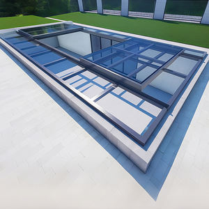 Sistemas de Techo de Panel de Vidrio Corredizo Eléctrico de Doble Acristalamiento, Tragaluz Retráctil Superpuesto <span class=keywords><strong>para</strong></span> Ventana de Salida de Escalera en Azotea - Product Image 2