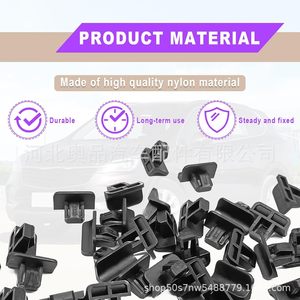 Chrysler Jeep Wrangler <b>Bumper</b> Grille <b>Clips</b> Black Plastic Fasteners For Repair Replacement 11547341 68193640AA - Product Image 2
