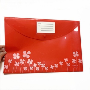 Carpeta de Plástico para Documentos, Bolsa de Transporte Grande con Diseño Floral, Carpeta de Plástico Elegante para Archivos, para Oficina y Escuela - Product Image 2