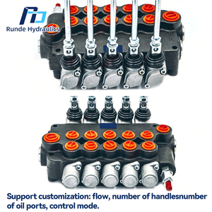 Hy-walloil M45 monoblock đa năng 3-spool sáu chiều van điều khiển hướng 50lpm 31.5mpa cho máy gặt đập kết hợp - Product Image 4