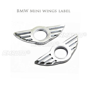 Pegatinas para <span class=keywords><strong>Mini</strong></span> <span class=keywords><strong>Cooper</strong></span> Countryman R56, R50, R53, F56, F55, R60, R57, accesorios para coche, Pin de puerta, <span class=keywords><strong>emblema</strong></span> de ala, insignia, 1 unidad - Product Image 5