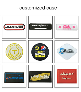 Tùy chỉnh chất lượng cao 3D <span class=keywords><strong>PVC</strong></span> vá bền vững may mặc cao su quần áo Huy hiệu và túi nhãn - Product Image 4