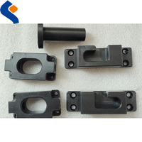 Fabrication en usine de pièces de machine à percer en acier inoxydable, composants usinés CNC chromés avec électroérosion à fil