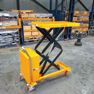 Mécanisme direct d'usine <span class=keywords><strong>Table</strong></span> élévatrice à ciseaux fixe 3.5m 300kg <span class=keywords><strong>Table</strong></span> élévatrice à ciseaux manuelle à main chariot hydraulique de levage - Product Image 3