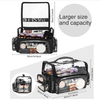 Porte-pinceaux de maquillage extra large, sac à pinceaux professionnel pour maquilleurs professionnels