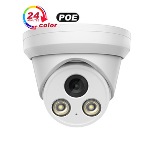 8mp 4K H.265 Active Deterrence Poe Ip <strong>Camera</strong> Red Blue Light Indoor Outdoor Optional Fixed Lens Two Way Audio Ip66 Network <strong>Camera</strong> - Product Image 2