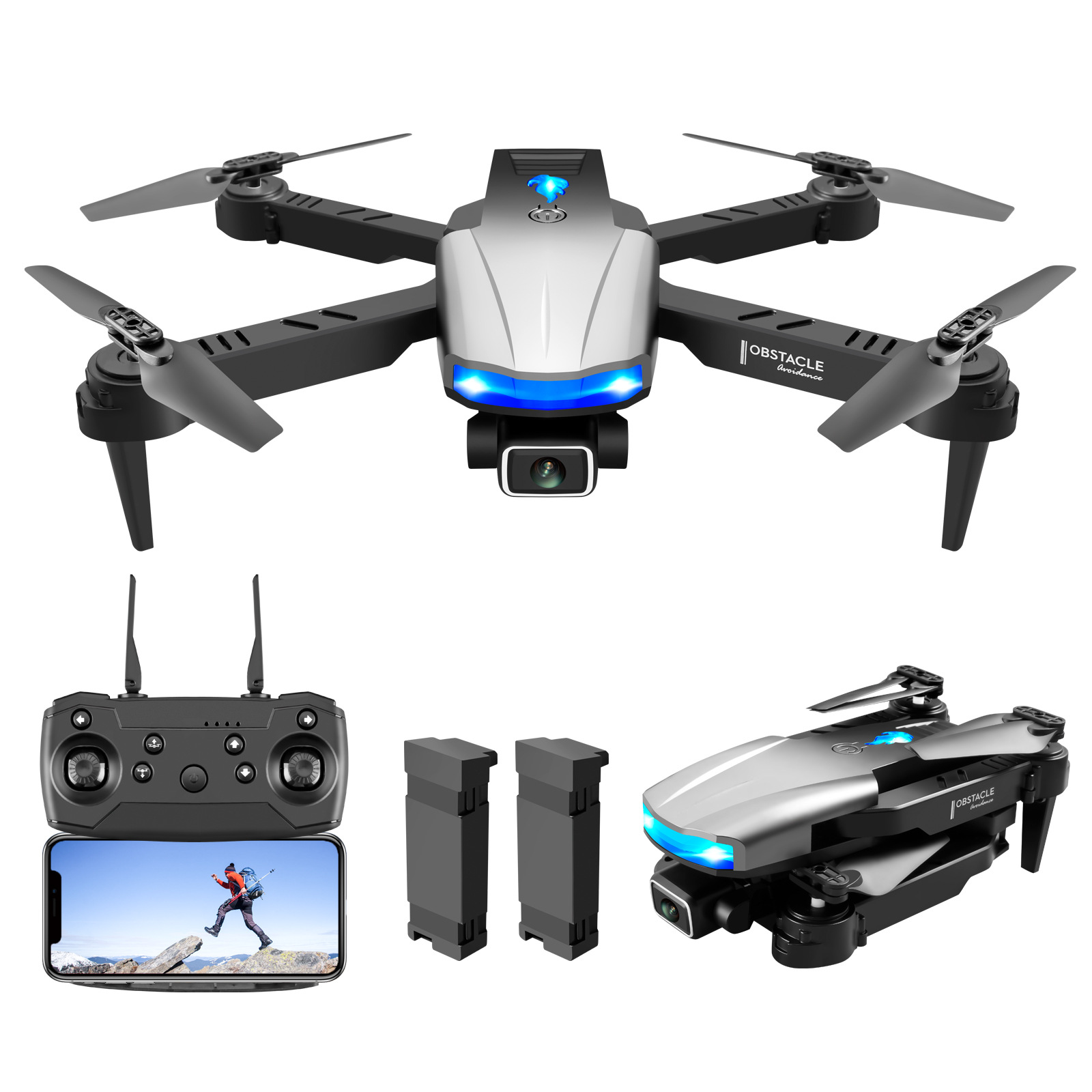 Hot Sale S85 Mini Drone Camera 4K HD Automatic Obstacle Avoidance Professional Drone Camera Foldable RC Drones