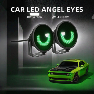 Luces Antiniebla LED Dinámicas con Ojos de Ángel, Lámpara Ambiental RGB, Control por Aplicación, Accesorio de Luz para Automóvil, Modificación DIY - Product Image 2