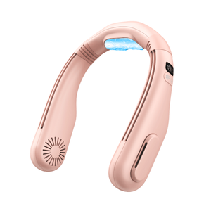 Ventilador de cuello portátil DB con batería de 5000 mAh, 3 velocidades, plegable, para uso en coche y hogar, 5V - Product Image 1