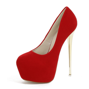 Nuovi tacchi alti a spillo da donna Sexy tacco sottile pump con chiusura Slip-on scarpe eleganti da donna con plateau tacchi alti - Product Image 1