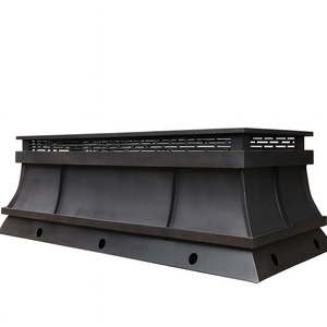 <span class=keywords><strong>Chimenea</strong></span> de cobre extragrande con acabado en bronce oscuro para techos arquitectónicos de lujo - Product Image 3