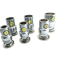 Petite machine à boutons manuelle, ensemble de boutons à œil d'air, machine à boutons en cuir adaptée aux boutons en cuir pour v