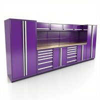 Poste de travail de garage établi modulaire et armoire d'atelier pour le stockage d'outils