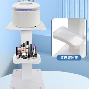 D 4 Wheels Movable Stand Desktop <b>Trolley</b> Cart Holder Rolling <b>Trolley</b> for Beauty Salon Spa Hydro Face Machine - Product Image 5