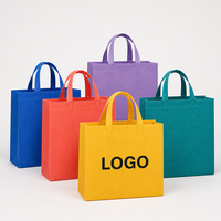 Sacs non tissés écologiques réutilisables et recyclables à prix d'usine avec logo personnalisé pour le shopping et la promotion publicitaire