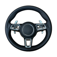 Pour Porsche, nouveau volant GT remanié, fibre de carbone, cuir, style sportif, disponible pour la Paramella Cayenne 911 958 981 etc.
