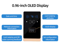 Jingxin TCP/IP Ethernet Código QR a prueba de agua Control DE ACCESO Máquina integrada Tarjeta IC Tarjeta NFC Código de escaneo para ascensores