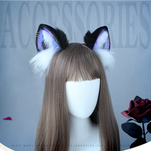 Chat <span class=keywords><strong>cheveux</strong></span> cerceau anime en peluche cosplay fête diffusion en direct accessoires coiffure <span class=keywords><strong>cheveux</strong></span> accessoires - Product Image 4