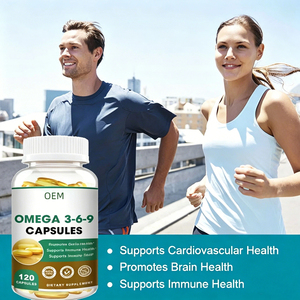 Cápsulas de Gel Suave Veganas OEM con Omega-3-6-9, Suplementos Halal, 1000 mg de Aceite de Pescado, Cápsulas de Gel Suave Omega 3 6 9 - Product Image 4