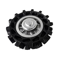 Moteur de moyeu à engrenages à couple élevé de 16 pouces 48v 500w 100N.m pour chariot à main électrique, véhicule agricole avec pneu de tracteur solide