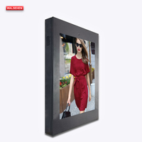 Lecteur d'affichage numérique LCD mural étanche IP55 pour l'extérieur avec système d'exploitation Android et écran tactile pour kiosque totem